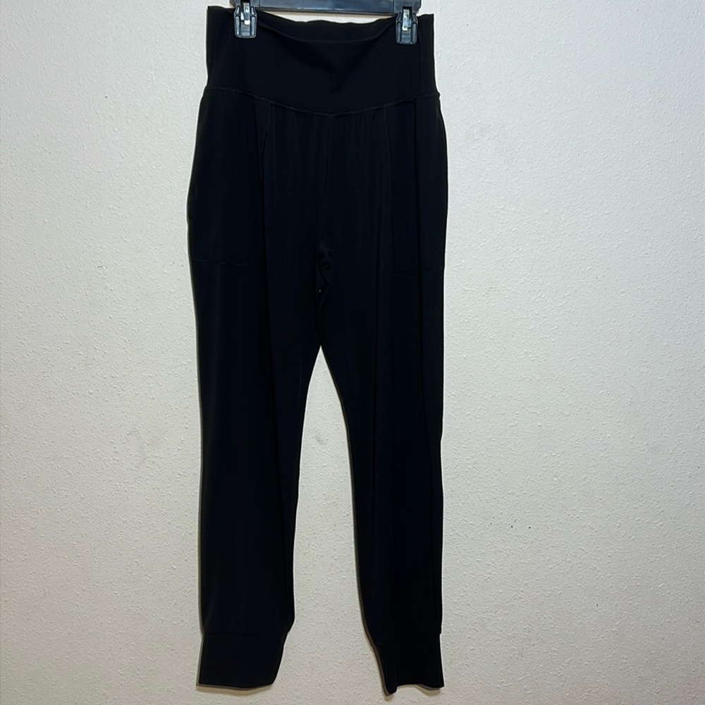 Athleta Salutation High Rise Joggers Yoga Workout Dark Grey Size Small